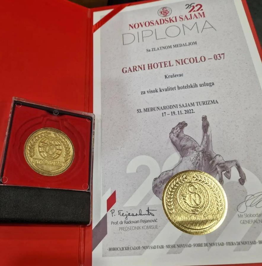 Garni Hotel & Spa Nicolo Kruševac Eksteriør bilde